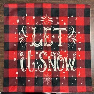 Holiday Pillow COVERS 17” square set of 4.